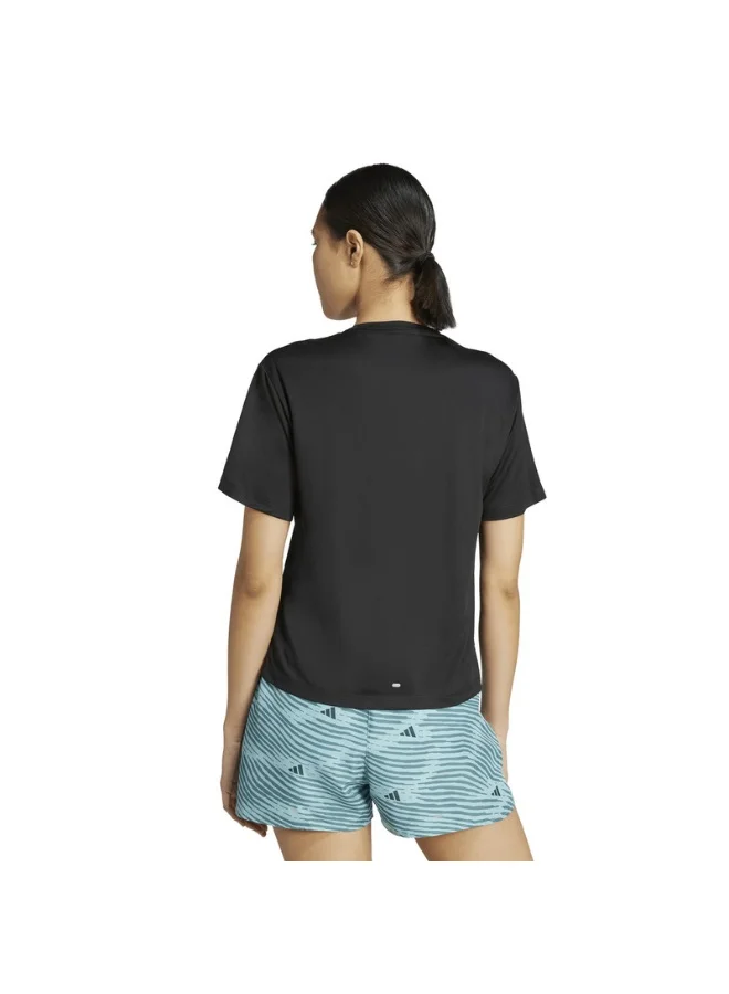 Adidas Adi365 E Bl T W W Black Running T-Shirts For Women