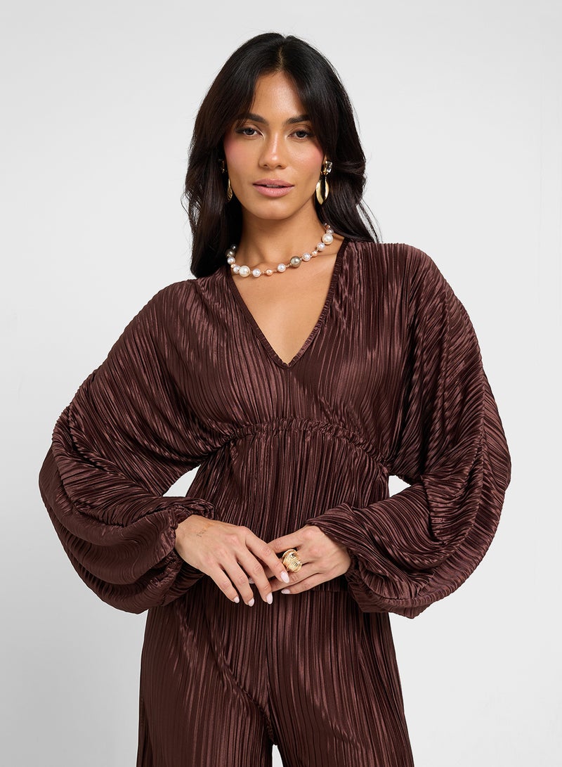ELLA Pleated Top & Pant Set  - Image 3