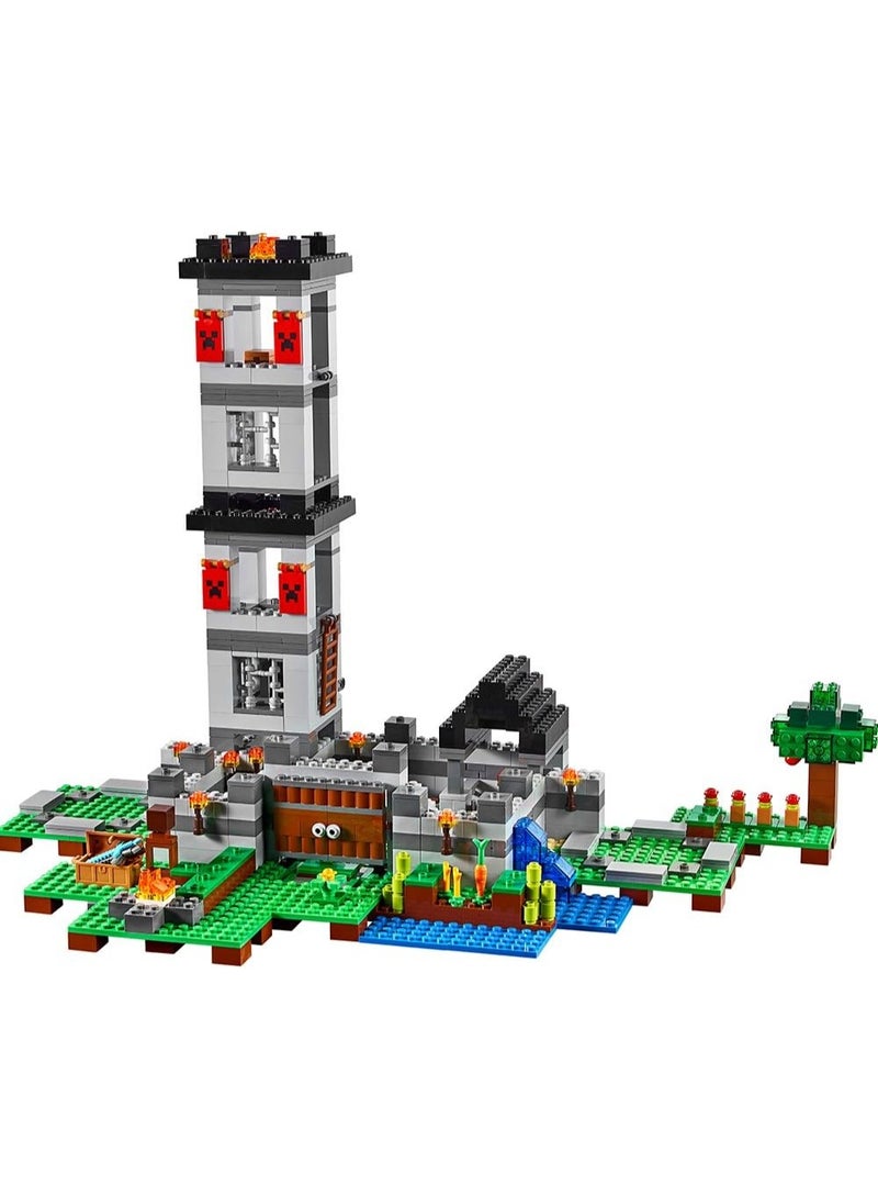 MINECRAFT مجموعة كتل البناء المتوافقة مع ماين كرافت القلعة للألعاب التعليمية هدية عيد الميلاد (984 قطعة) - Image 2