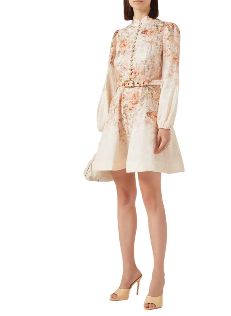 ZAGHOU Spring Blossom Mini Dress - Image 3