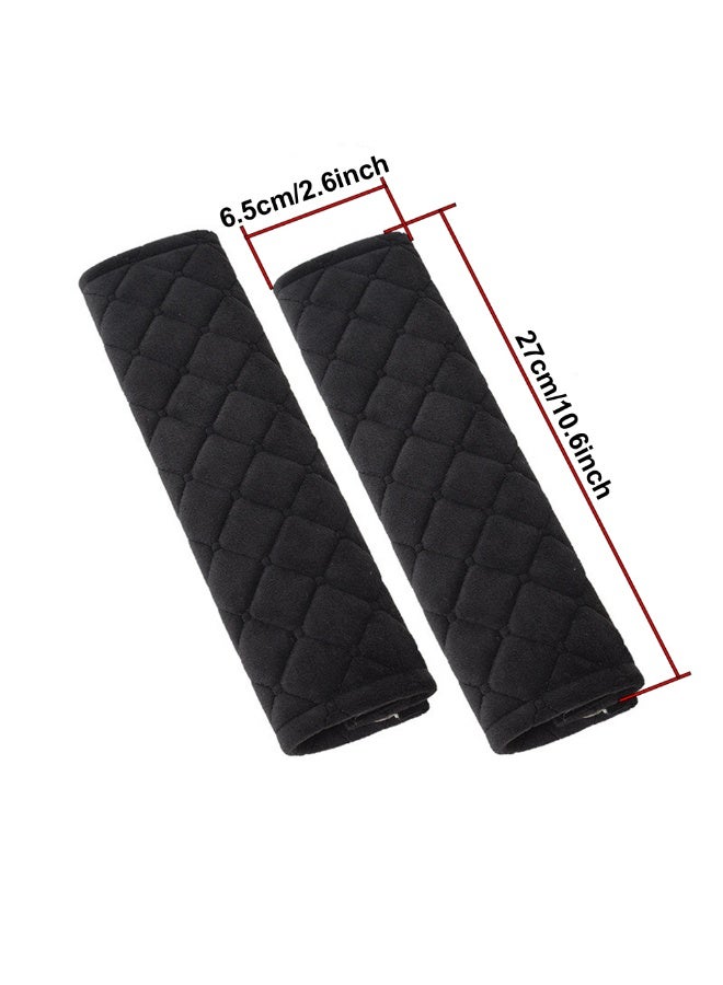 2Pairs (4PCS) Car Seat Belt Shoulder Pad Cover Comfort Harness Pads Travel Seat Belt Cushion Seatbelt Strap - Image 3