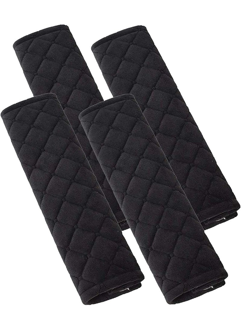 2Pairs (4PCS) Car Seat Belt Shoulder Pad Cover Comfort Harness Pads Travel Seat Belt Cushion Seatbelt Strap - Image 1