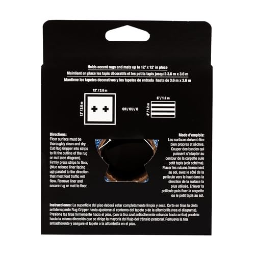 Roberts 50-588 Rug Gripper Indoor 3 Inch by 60 Foot Mat and Rug Carpet Tape for Removable Installations - Image 5