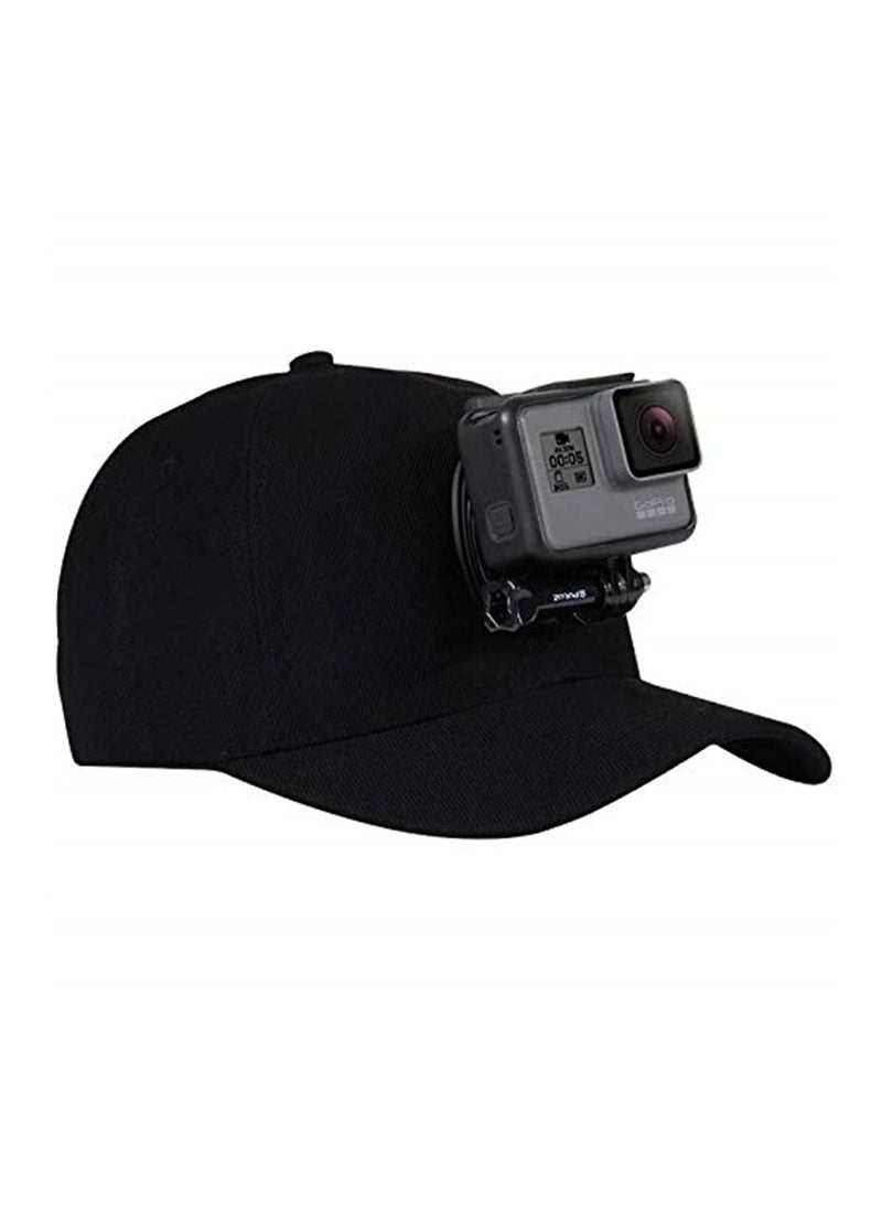 PULUZ Baseball Hat with J-Hook Buckle Mount & Screw for GoPro HERO /HERO6 and Other Action Cameras  - Image 1