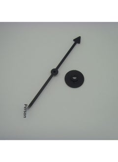 Generic Plastic Game Toy Pointer Interactive Turntable Chess Piece Plastic Rotating Arrow Pointer DIY Table Game Accessories-Color:Black 13cm  - Image 1