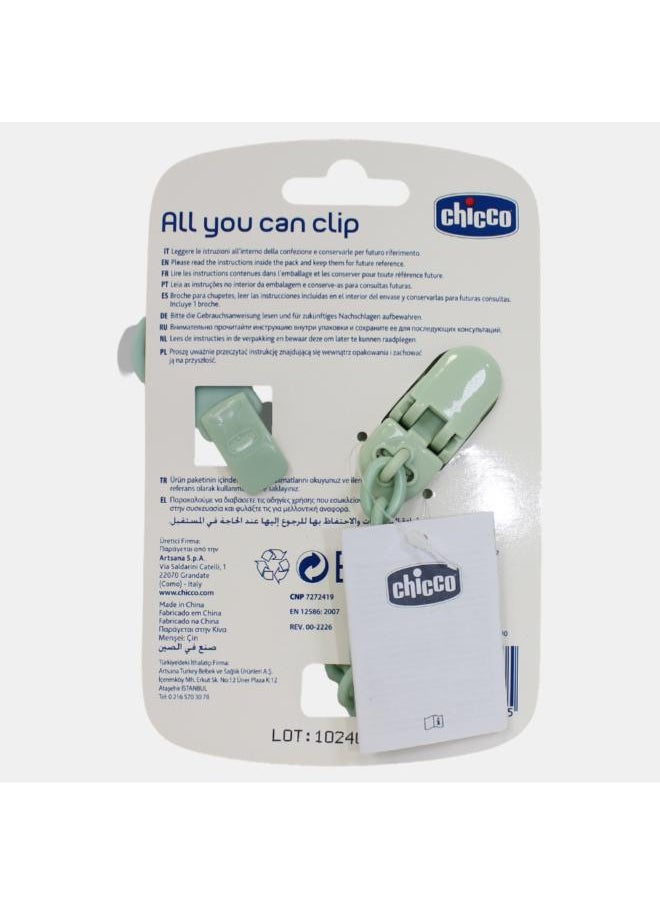 Chicco Pacifier Clip with Chain – Star Design  - Image 3