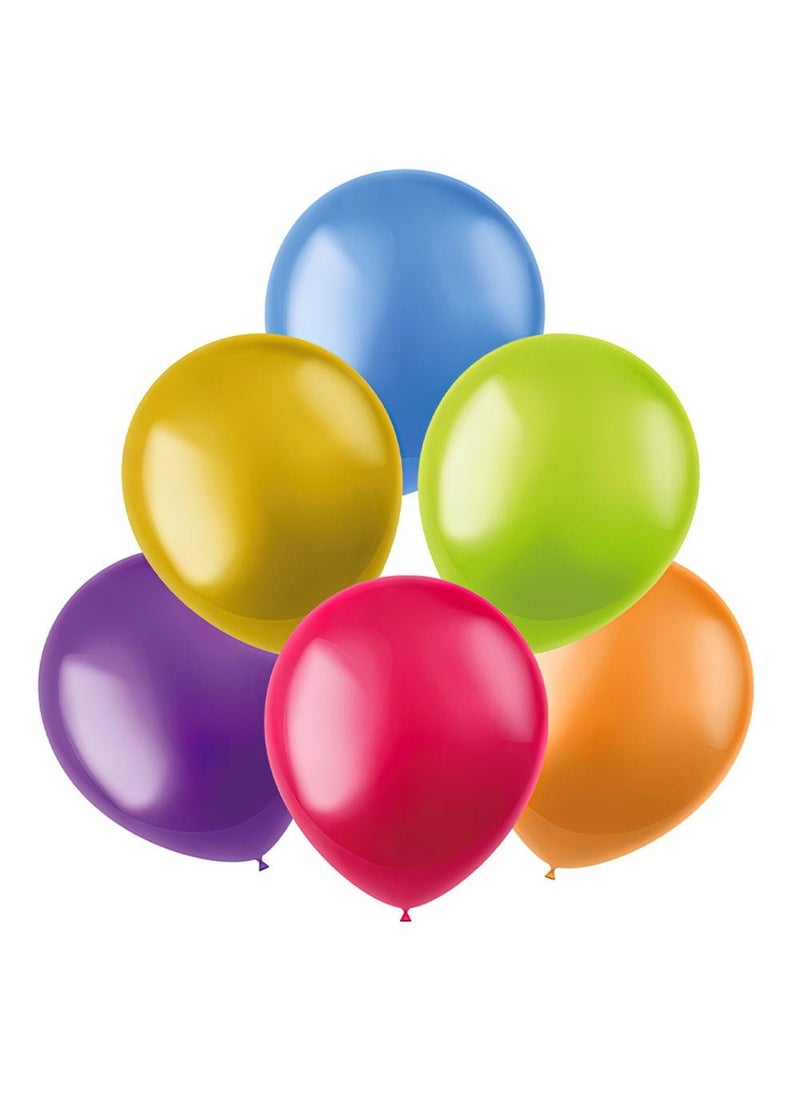 Folat Balloons Metallic Color Mix 23 cm 50-pack