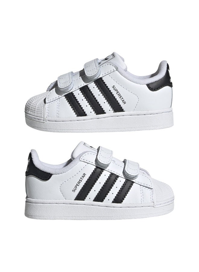 adidas سنيكرز سوبرستار II CF I أبيض للأطفال - Image 4