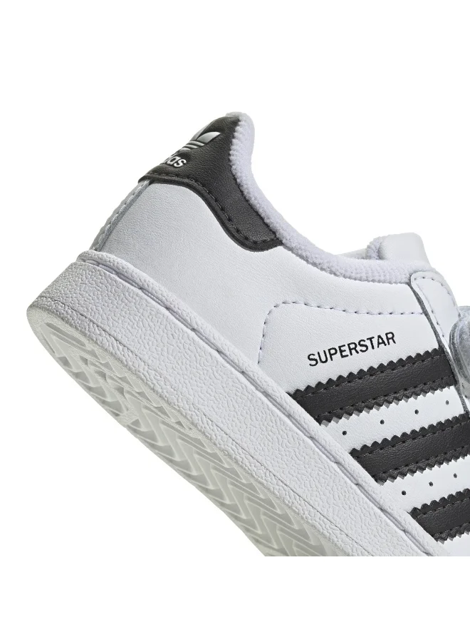 Adidas Adidas SUPERSTAR II CF I White CASUAL Trainers FOR BABY BOYS AND GIRLS 9.5K