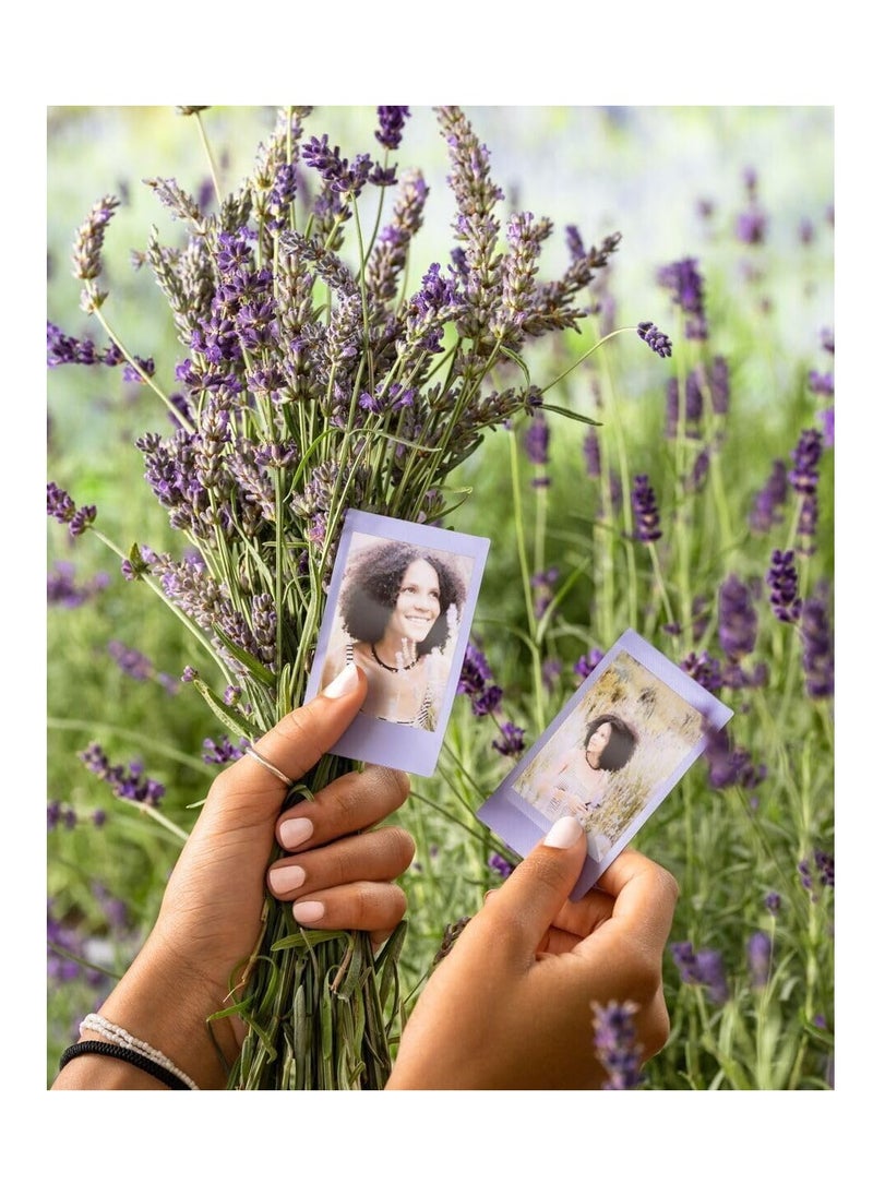 FUJIFILM instax instant mini film 10 shot pack, Soft Lavender  - Image 4
