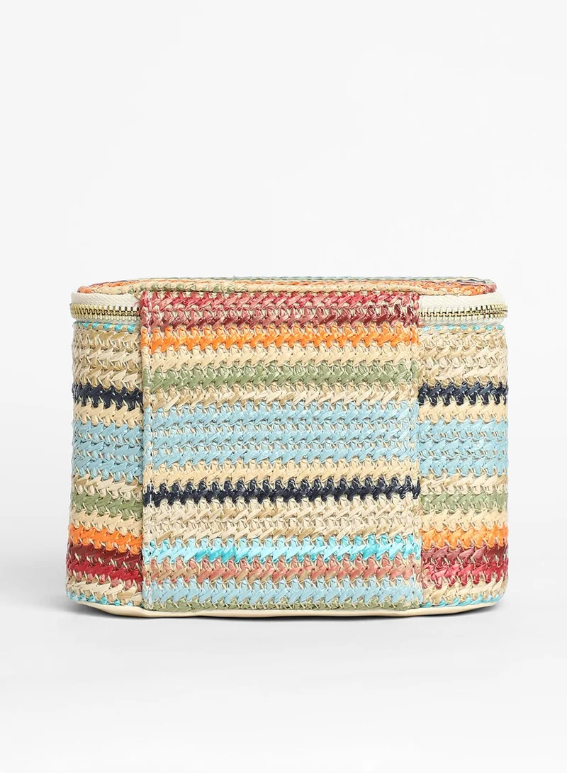 Haute Sauce The Straw Box Bucket Bag