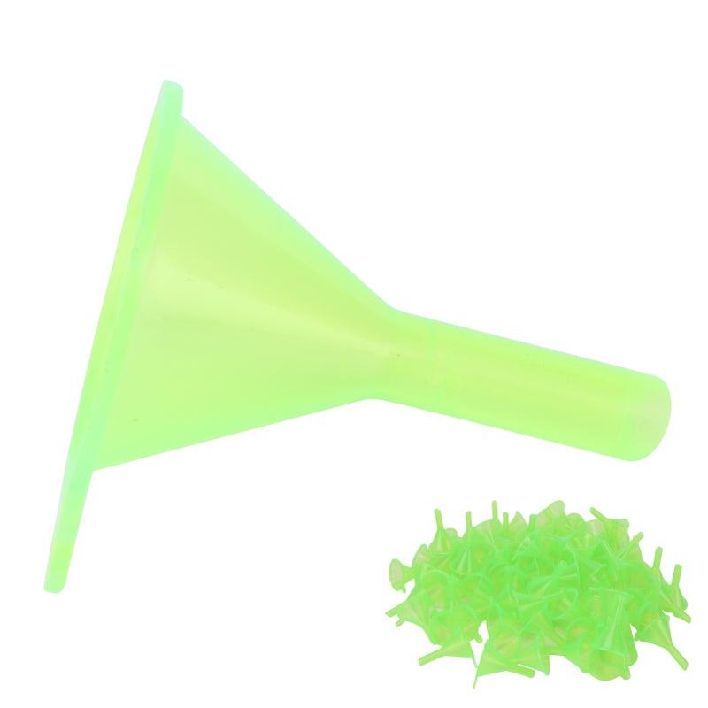 Mini Plastic Funnel: Green, Quick Clean Transfer, Compact Size - Multi-Purpose Dispensing Tool for Liquid, Spice, Craft, Lab, Cosmetic, Perfume & Essential Oil Use - Image 5