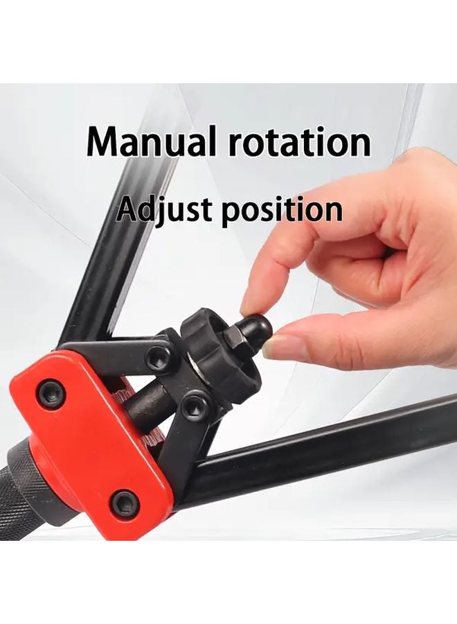 Obsidian Flame Industrial Dual Rivet Gun 14 Inch Manual Cap Nail Gun Aluminum Steel Rivets - Image 5