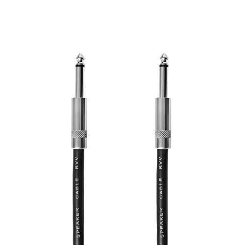Yoico 25 Feet Professional Speaker Cables, Pair 25 ft 12 Gauge 1/4 Inch Male Audio Amplifier Connection Heavy Duty Cord Wire - Image 3
