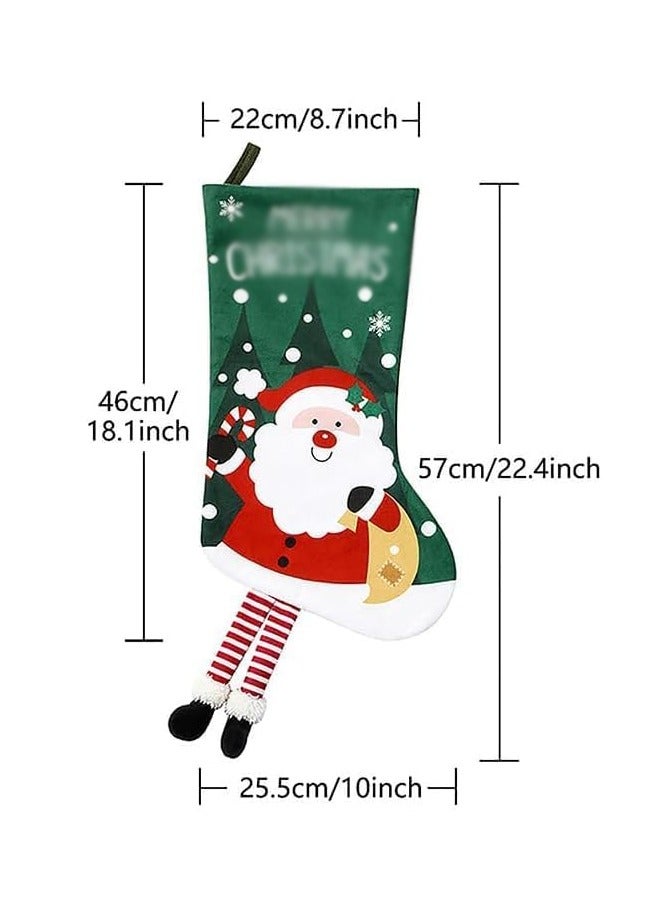 Brain Giggles Brain Giggles Hanging Sock Decoration Non-woven Fabric Hanging Ornaments Large Gift Bag Party Home Decoration  - Image 2
