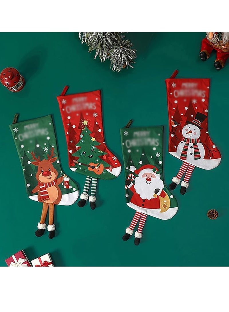 Brain Giggles Brain Giggles Hanging Sock Decoration Non-woven Fabric Hanging Ornaments Large Gift Bag Party Home Decoration  - Image 3