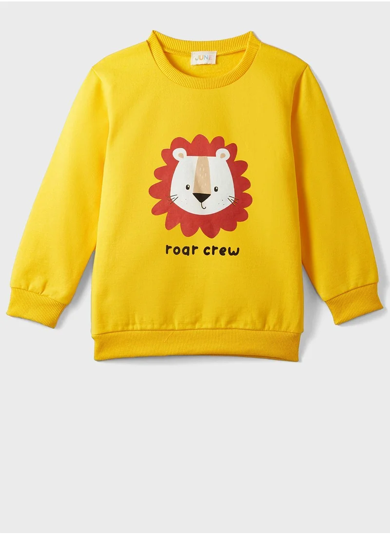 جون Kids Printed Sweatshirt