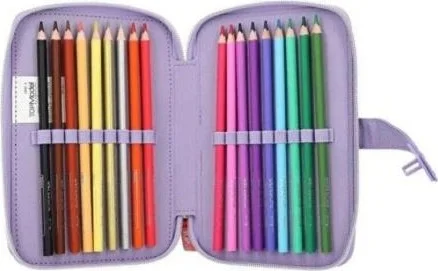توب موديل 2 Layer Full Pencil Case Trousse Avec Code Snap Shots