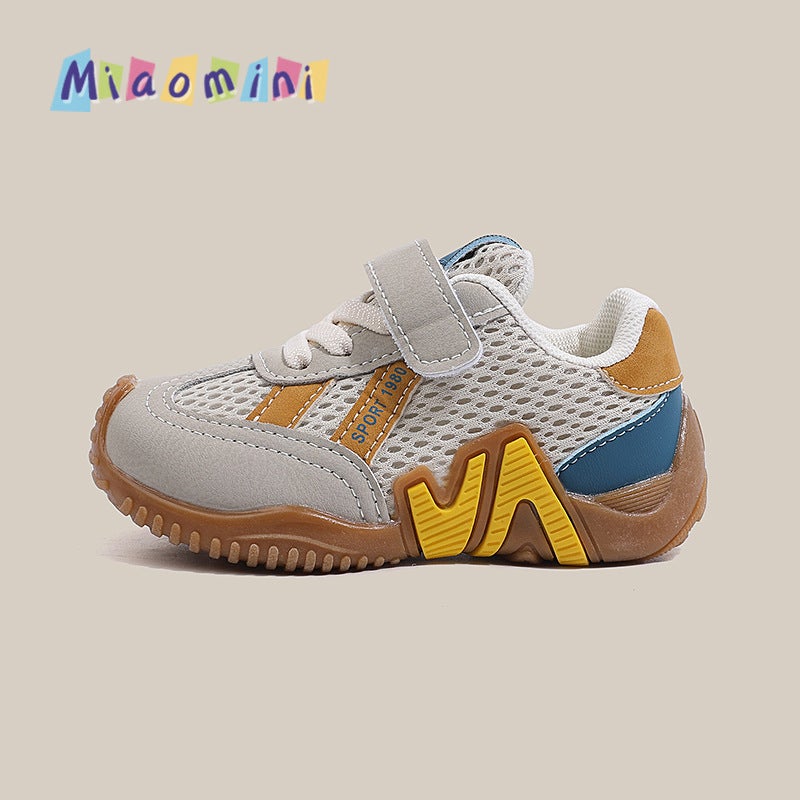 Mesh Sneakers Lightweight Flexible Sole Walking Shoes For Kids Indoor And Outdoor Activities - Image 1