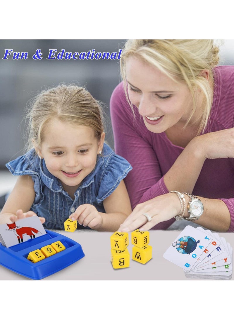لعبة مطابقة الحروف العائلية الممتعة لعبة أطفال تعلم الحروف الأبجدية بالكلمات - Image 4