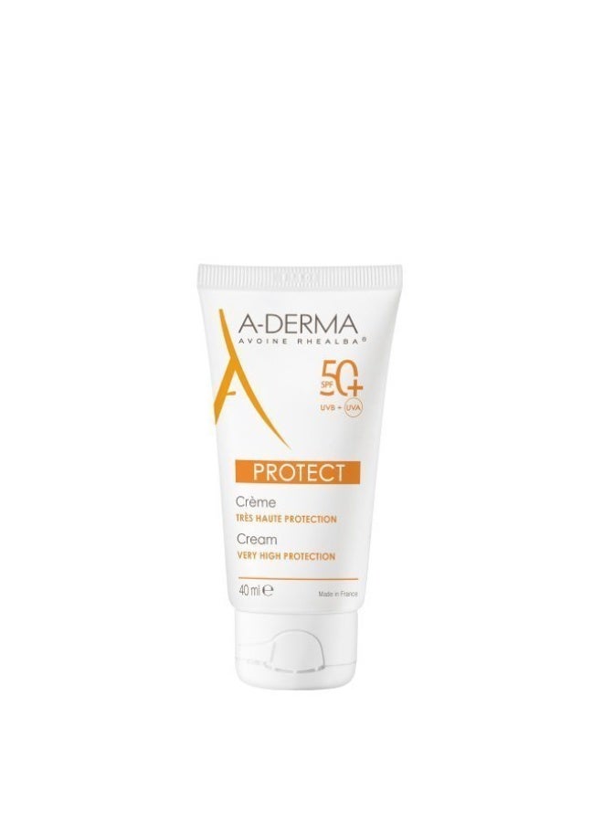 A-Derma Protect Cream SPF50+ 40ml - Image 1