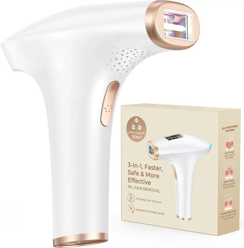 JOOYEE 999900 Flashes IPL Hair Removal Safe Permanent Painless Epilator Face Body Arms Leg Whole Treament For Men Women Home Use - Image 1