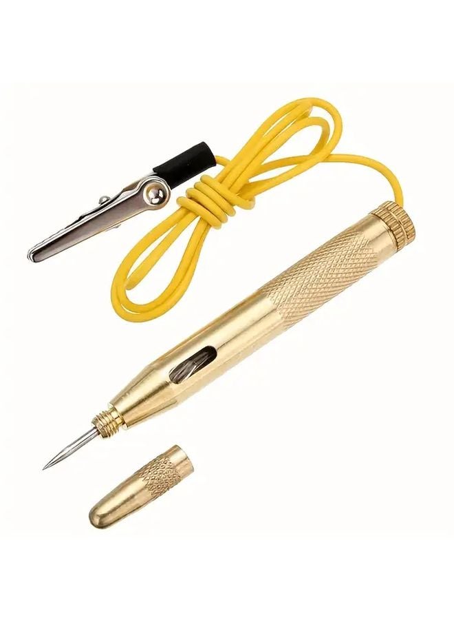 مجس اختبار الجهد المستمر ثقيل الواجب من النحاس 6 فولت 12 فولت 24 فولت اختبار دائرة السيارة 1 مجموعة - Image 1