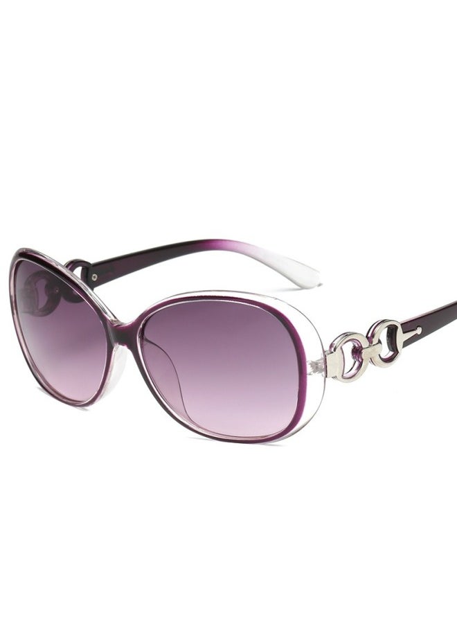 Generic - Oversized Frame Sunglasses Women Brand Design Driving Polarized Sunglasses Women's Sun Glasses UV400 Gafas De Sol Mujer-Lenses Color:Red-Frame Color:Other - Image 1