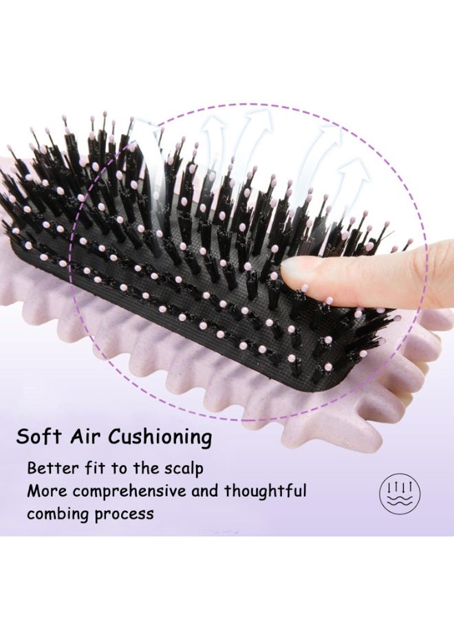 Curl Defining Brush, 1 PCS Curly Hair Brush, Brush for Curly Hair, for Combing and Shaping Men's and Women's Curls to Reduce Pulling,Purple. - Image 3