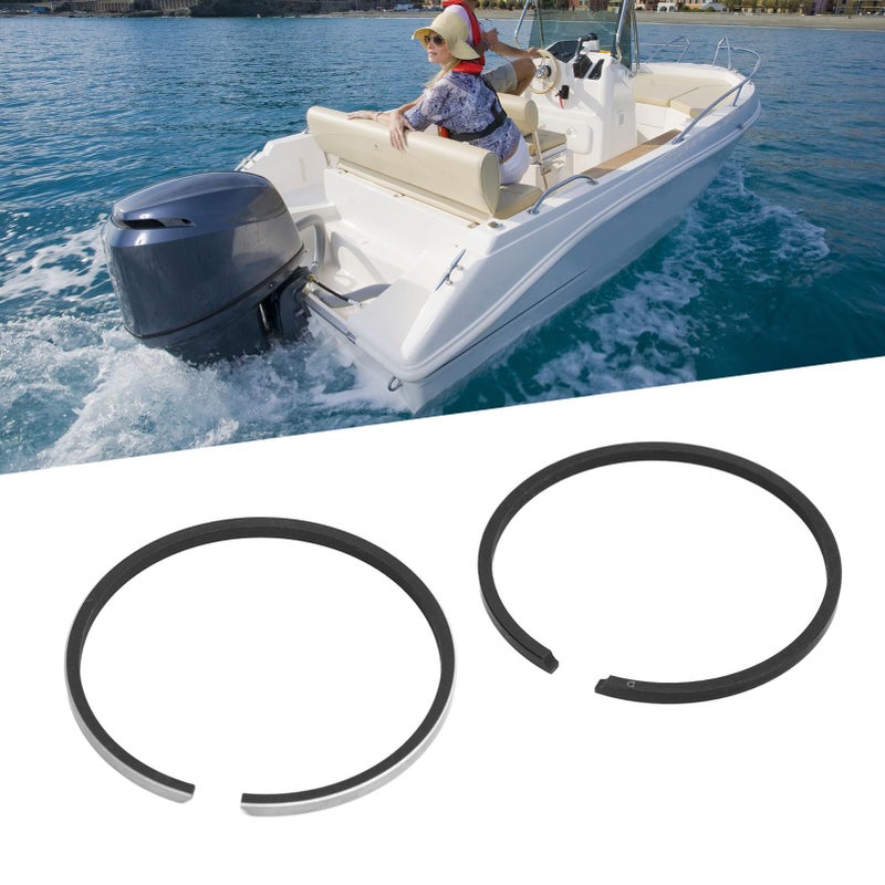 2 Pcs Metal Piston Ring For 2HP 2 Stroke Outboard Engine Sealing Heat Conductivity Durable - Image 5