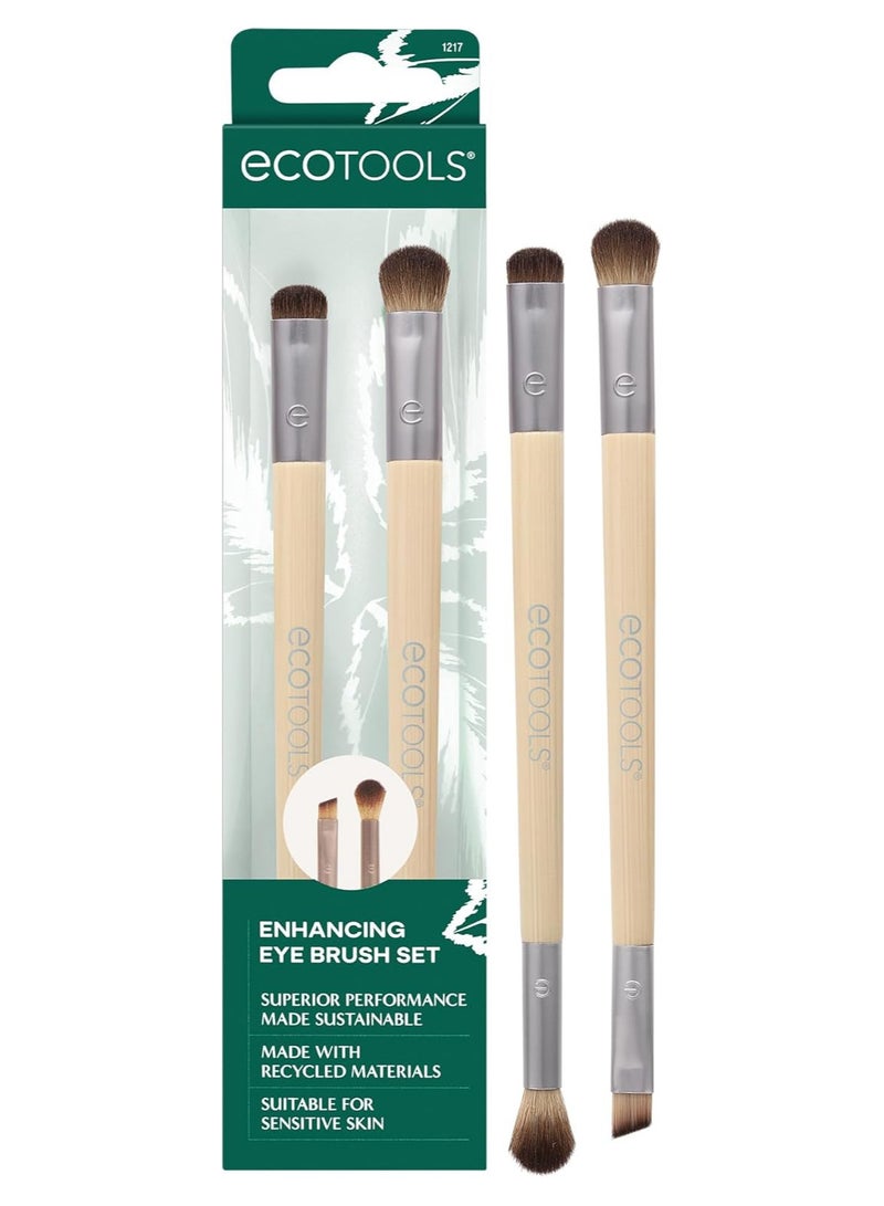Ecotools Eye Enhancing Duo Brush Set - Image 1