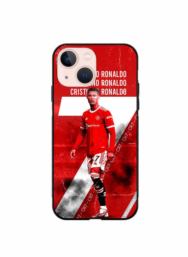 VR CREATIVE غطاء حماية لجهاز آبل آيفون 14 تصميم كريستيانو رونالدو متعدد الألوان - Image 1