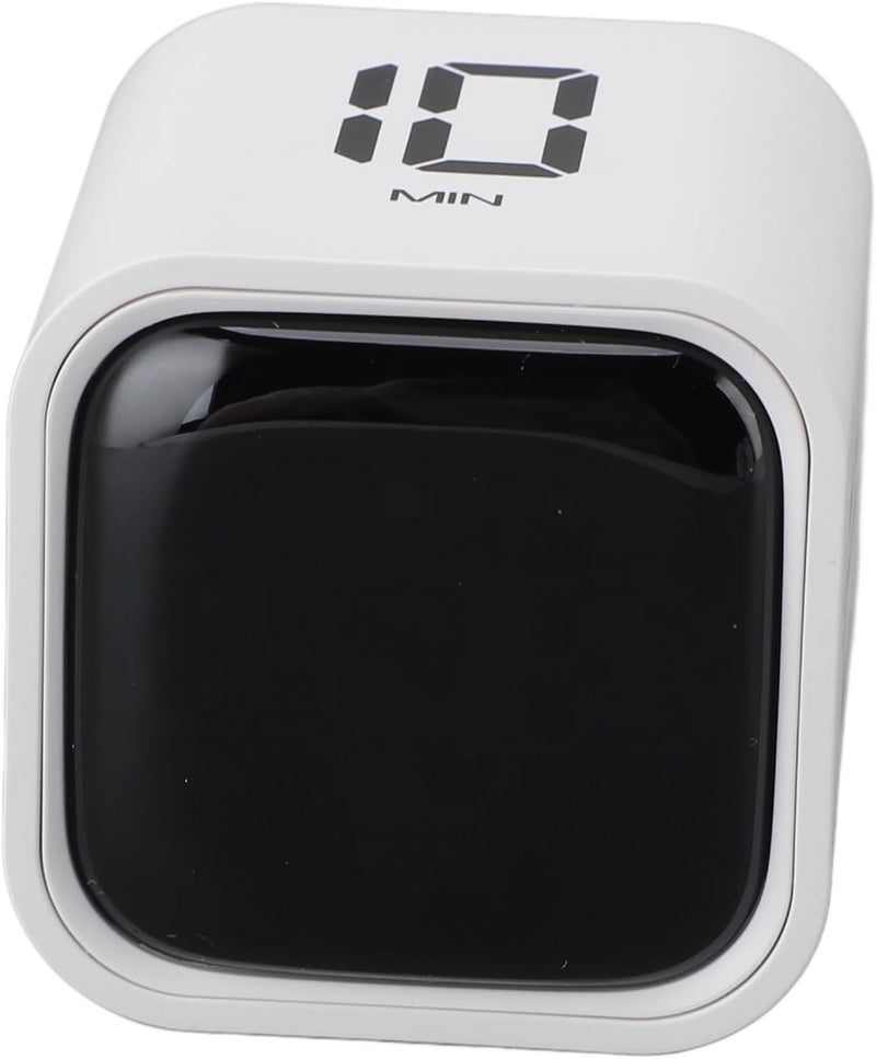 Digital Cube Timer, Timer 2 Modes Time Management Adjustable Volume for Study for Cooking (White) - Image 2