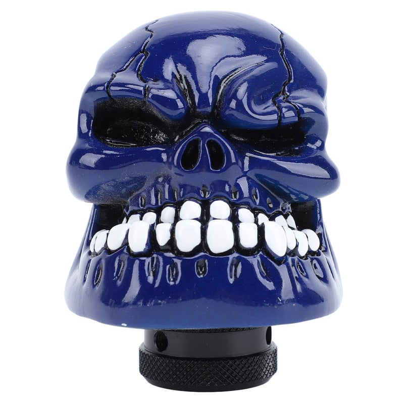 Skull Shift Knob 15mm Universal Resin Shifter Knob With 3 Adapters - Cool Skull Design Gear Shift Lever Knob for Manual Automatic Transmission Cars - Image 4