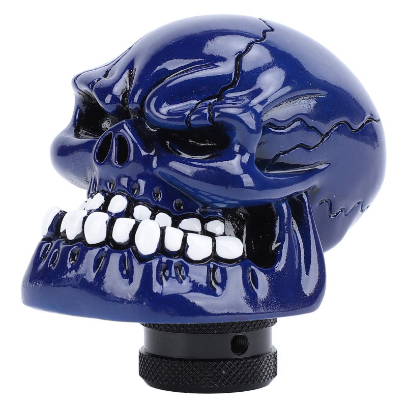 Skull Shift Knob 15mm Universal Resin Shifter Knob With 3 Adapters - Cool Skull Design Gear Shift Lever Knob for Manual Automatic Transmission Cars - Image 3