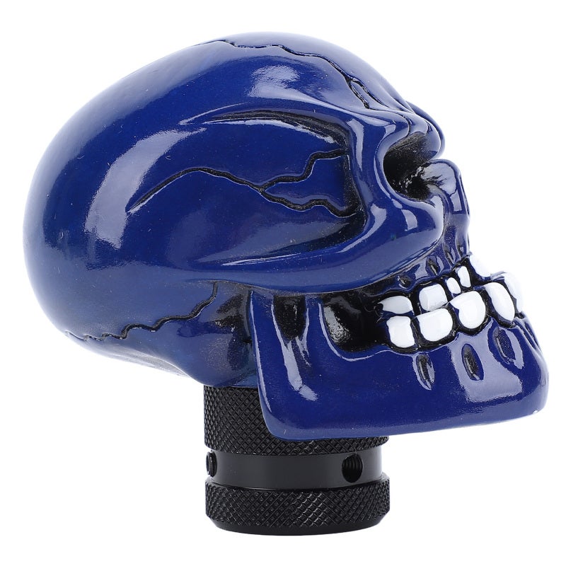 Skull Shift Knob 15mm Universal Resin Shifter Knob With 3 Adapters - Cool Skull Design Gear Shift Lever Knob for Manual Automatic Transmission Cars - Image 5