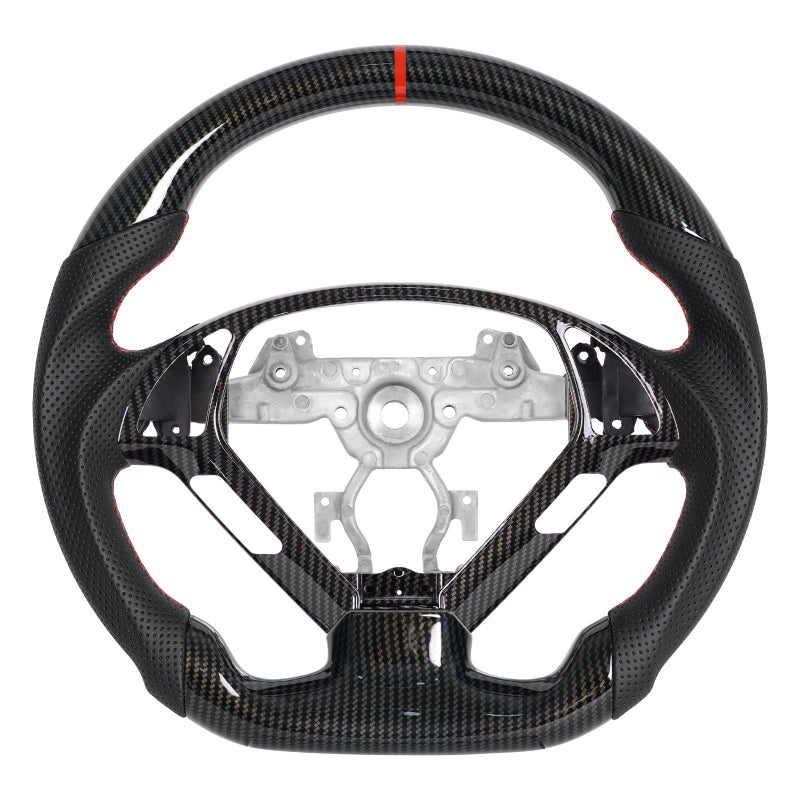 Hydro Dip Carbon Fiber Steering Wheel With Replacement Trim Fit for Infiniti G25 G35 G37 20072013 EX35 EX37 20082013 Automotive Car Steering Wheel