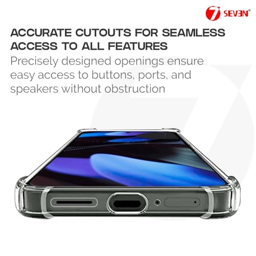 7-Seven 7SEVEN® Back Cover for Google Pixel 9 5G Transparent Mobile Back Case Shock Proof Design Camera Edges Protection Crystal Clear Phone Case Silicon Soft TPU and Flexible Bumper Phone Cover - Image 5