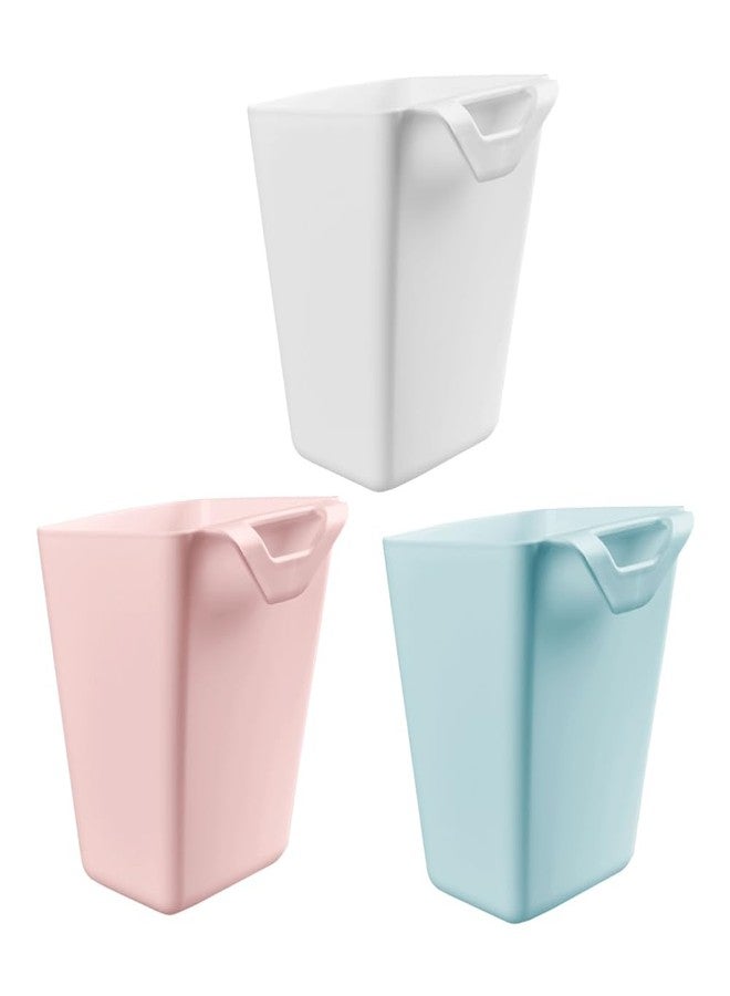 PRETYZOOM 3pcs portable Home Basket car cup Accessories hanging basket home field Trolley Storage shampoo rack storage Small hanging penholder heart bowls for food Toiletries - Image 1