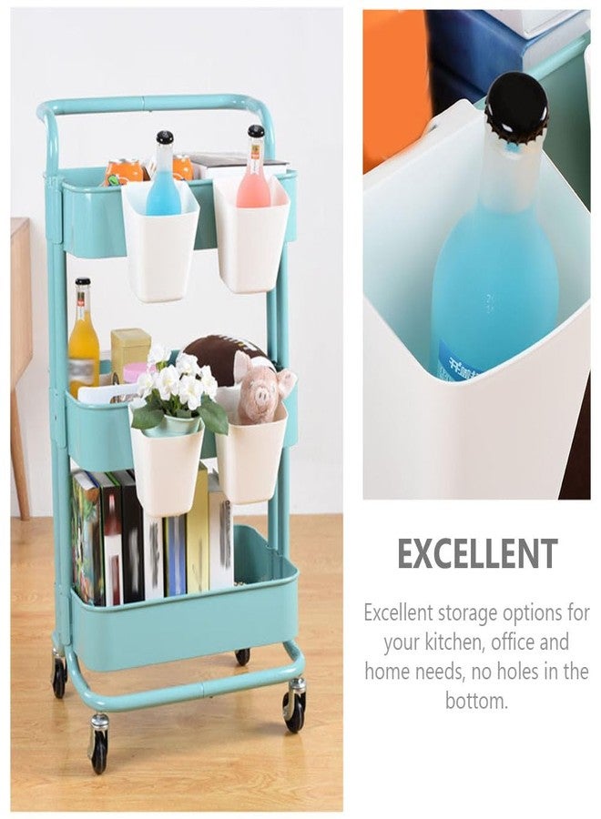 PRETYZOOM 3pcs portable Home Basket car cup Accessories hanging basket home field Trolley Storage shampoo rack storage Small hanging penholder heart bowls for food Toiletries - Image 4