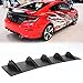 DREAMIZER 31 Universal ABS Black Rear Bumper Lip Diffuser Car Rear Bumper Chassis Black Spoiler Shark Fin Wing Fit Most Vehicle - Image 2