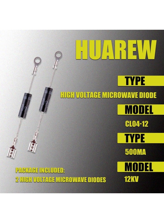 HUAREW دايود ميكروويف CL04-12 متوافق مع 6021W3B001V WB27X10597 W10492278 (عبوة من 2) - Image 3