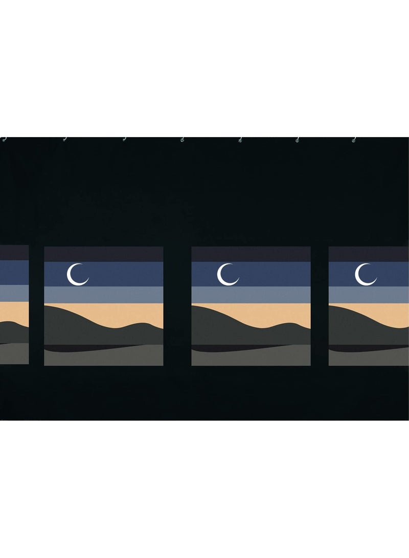 SOLARAE ستارة مقاومة للضوء لغرفة النوم في السكن الجامعي لسرير بطابقين تغطي الخصوصية للزملاء ديكور خلفية صورة ستارة تعتيم - Image 2