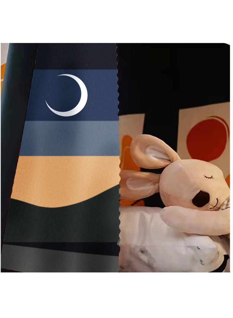 SOLARAE ستارة مقاومة للضوء لغرفة النوم في السكن الجامعي لسرير بطابقين تغطي الخصوصية للزملاء ديكور خلفية صورة ستارة تعتيم - Image 3