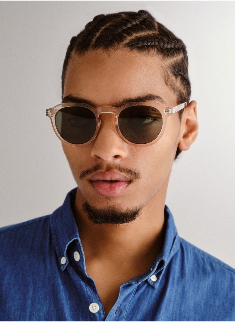 Solarized VINTAGE ROUND Luxury Sunglasses for Men & Women – High Quality Designer Eyewear, UV Protection, Stylish Frames, Timeless Elegance, and Fashionable Eye Shades  - Image 1