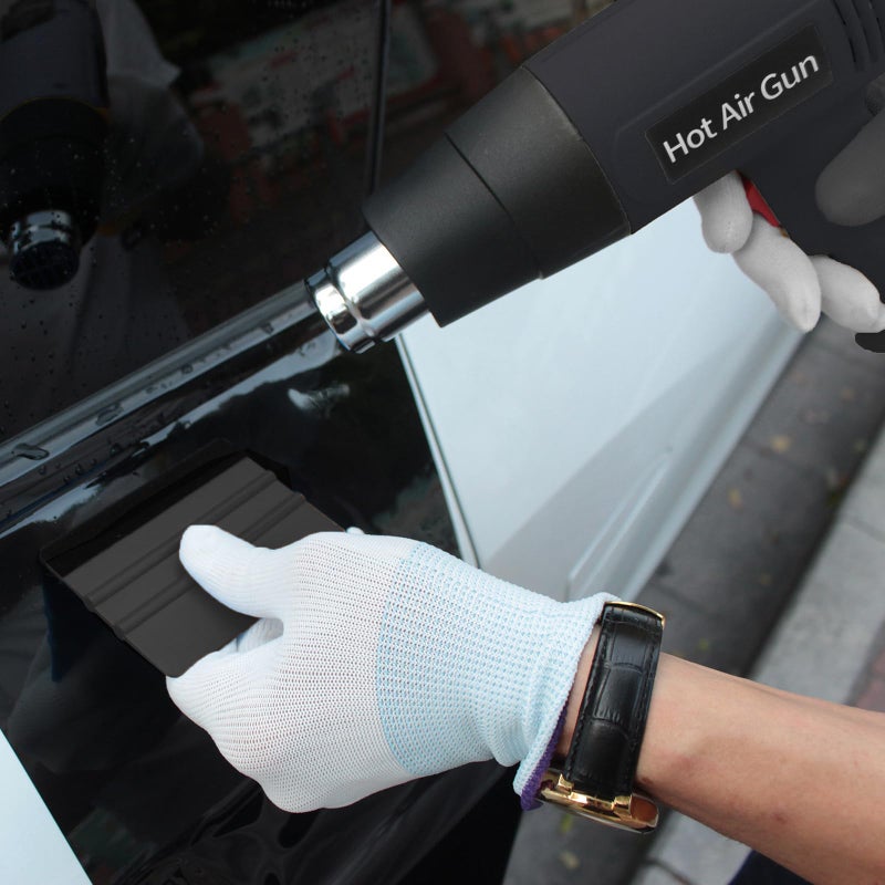 Spanno Tools Spanno Heat Gun for Vinyl Wrap, Car Wrap Kit for Window Tint, Include Heat Gun, Plastic Squeegees, Magnet Holder, Vinyl Wrap Cutter - Image 2