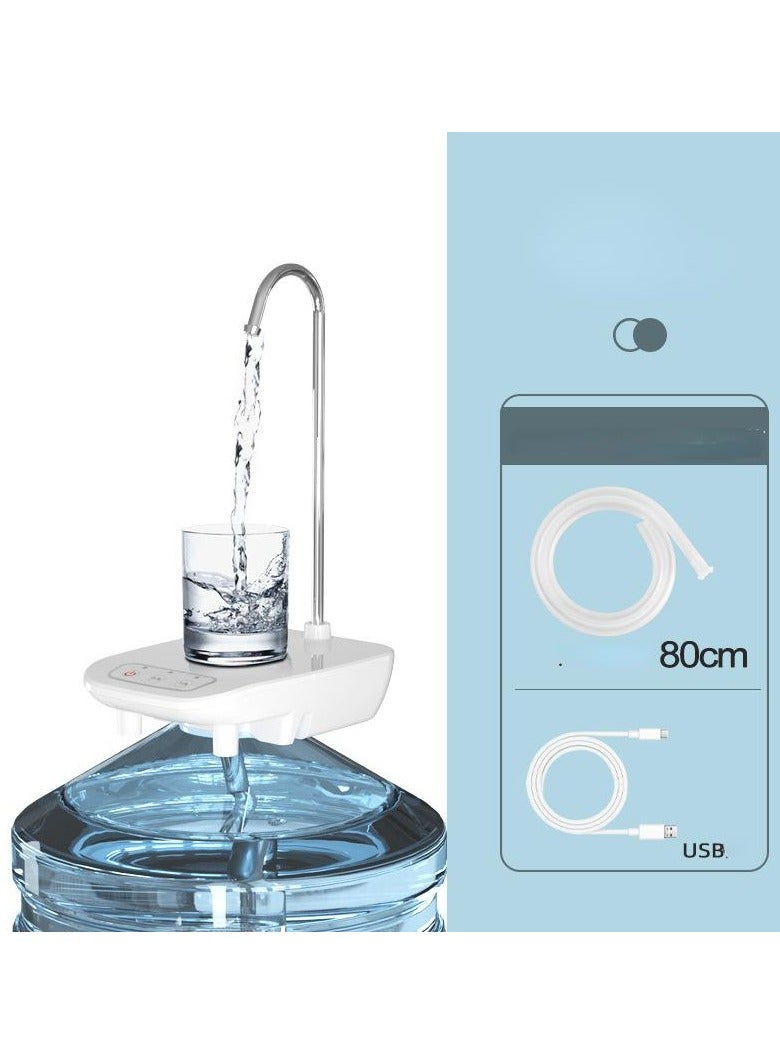 Electric Water Bottle Pump, USB Charging Automatic Drinking Water Dispenser, 30 Days Battery Life, Portable Water Bottle Switch for Universal 1-5 Gallon Bottle, for Home, Office, Travel - Image 1