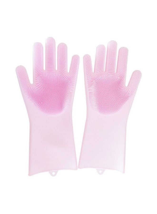 Pack Of 2 Silicone Gloves Pink - Image 1