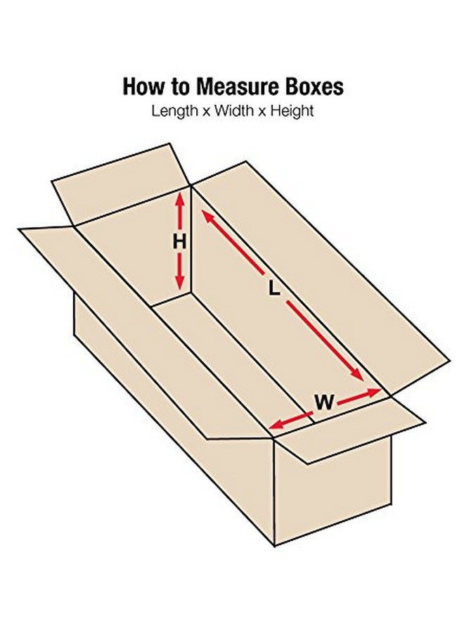 أفيديتي 10 × 5 × 5 صناديق من الورق المقوى المموج طويلة 10 لتر × 5 عرض × 5 ارتفاع، حزمة من 25 عبوة شحن، صندوق تخزين متحرك للمنزل أو العمل، صناديق كبيرة بالجملة قوية - Image 2