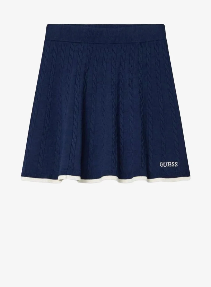 GUESS Youth Pleated Mini Me Midi Skirt